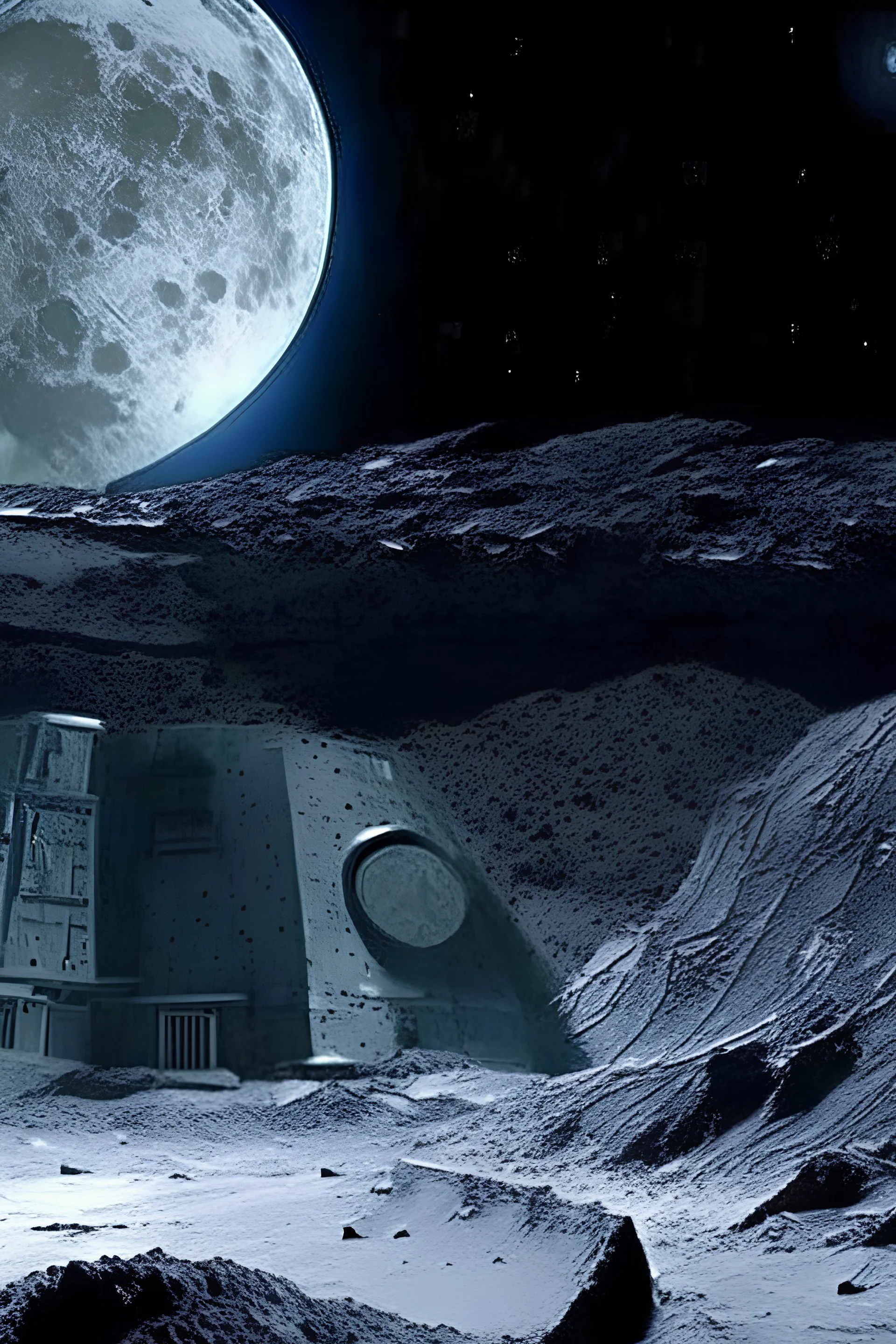 secret extraterrestrial underground base on the moon monitors planet earth