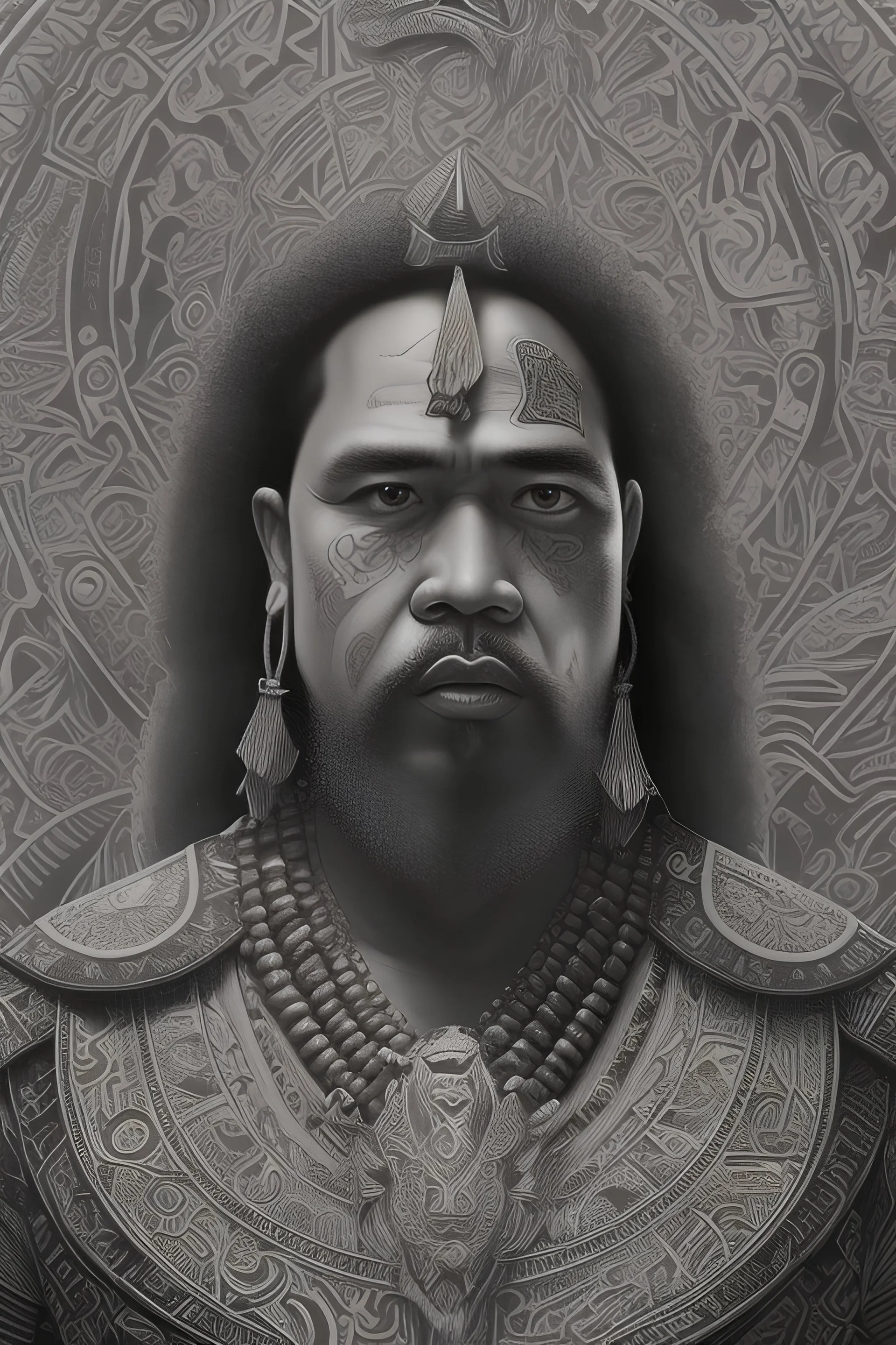 digital painting of 1 9 7 0 s new zealand maori gang member, full screen closeup portrait, new zealand nomads, mongrel mob, king cobras, tribesmen motorcycle club, black power, killer beez, fine pencil and colour markers, intricate, ultra detailed, by stanley lau artgerm