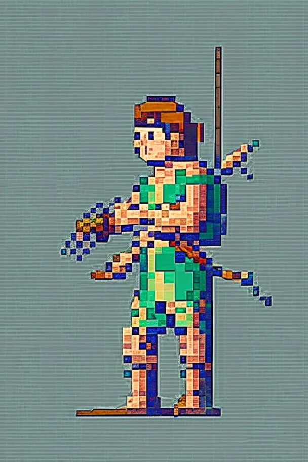 pixel art archer