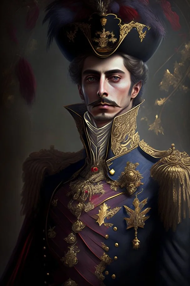 35 years old emperor of fantasy victorian empire