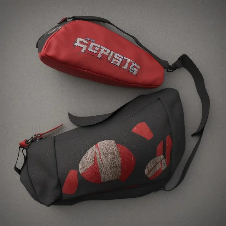 Sports bag for junk food fans