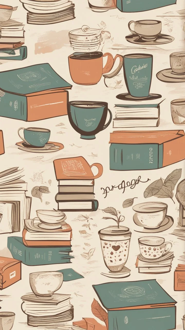 Design for book and coffee lovers