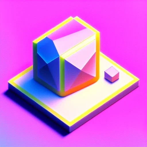 isometric cclean art of super cute folder icon, soft lighting, soft pastel gradients, high definition, 3d icon clay render, blender 3d