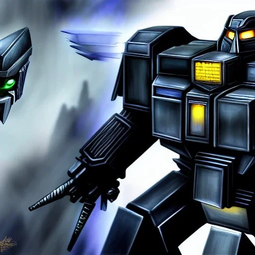 ultra detailed fullbody Drawing of Barricade Decepticons, extremely detailed digital painting,intrincate, extremely detailed face,crystal clear Big Glowing eyes, mystical colors , perfectly centered image, perfect composition, rim light, beautiful lighting, 8k, stunning scene,extremely sharp detail, finely tuned detail, ultra high definition raytracing, in the style of robert e howard and pablo oliveira and Ken Kelley and Ohrai Noriyoshi and Simon Bisley