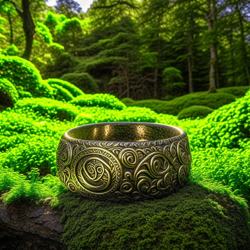 European pagan ringerike art with nature