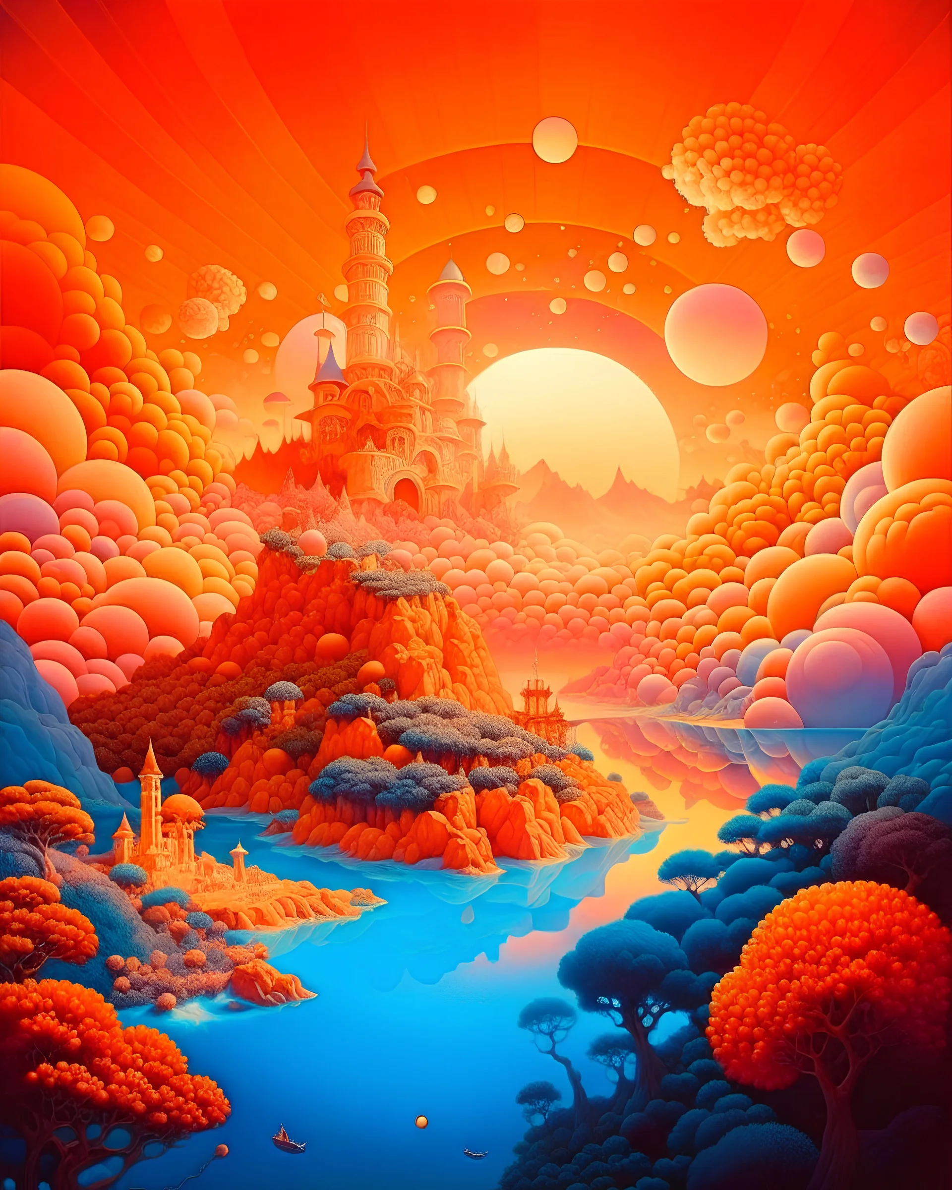 "Cute coloring pages : illustration of high quality, highly detailed, Picture a surreal dreamscape where reality and imagination entwine, The canvas is bathed in an otherworldly glow, reminiscent of the luminescent brilliance found in the works of Maxfield Parrish, A soft, celestial radiance permeates the scene, casting enchanting shadows that dance upon the fantastical tableau, The central focus is a mythical creature, a hybrid of nature and fantasy—a creature born of artistic whimsy, Its form