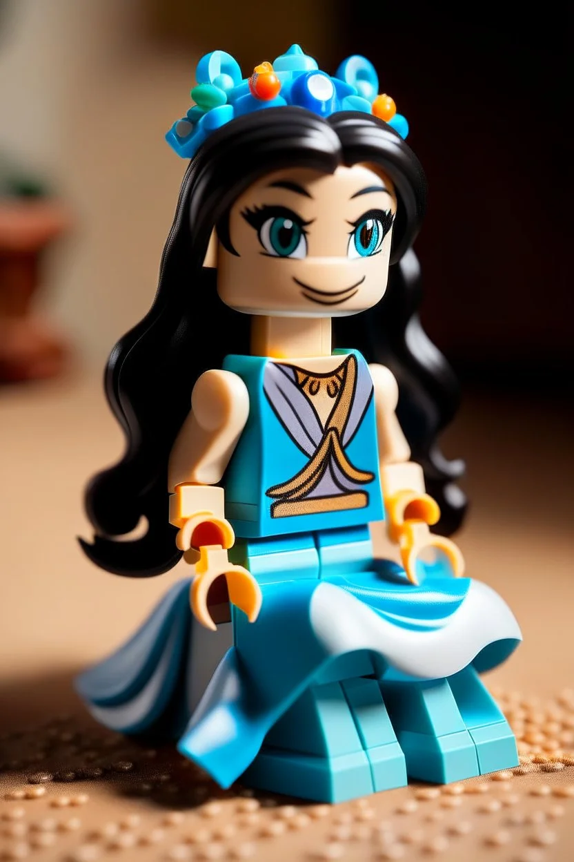 A Lego Disney princess jasmine minidoll