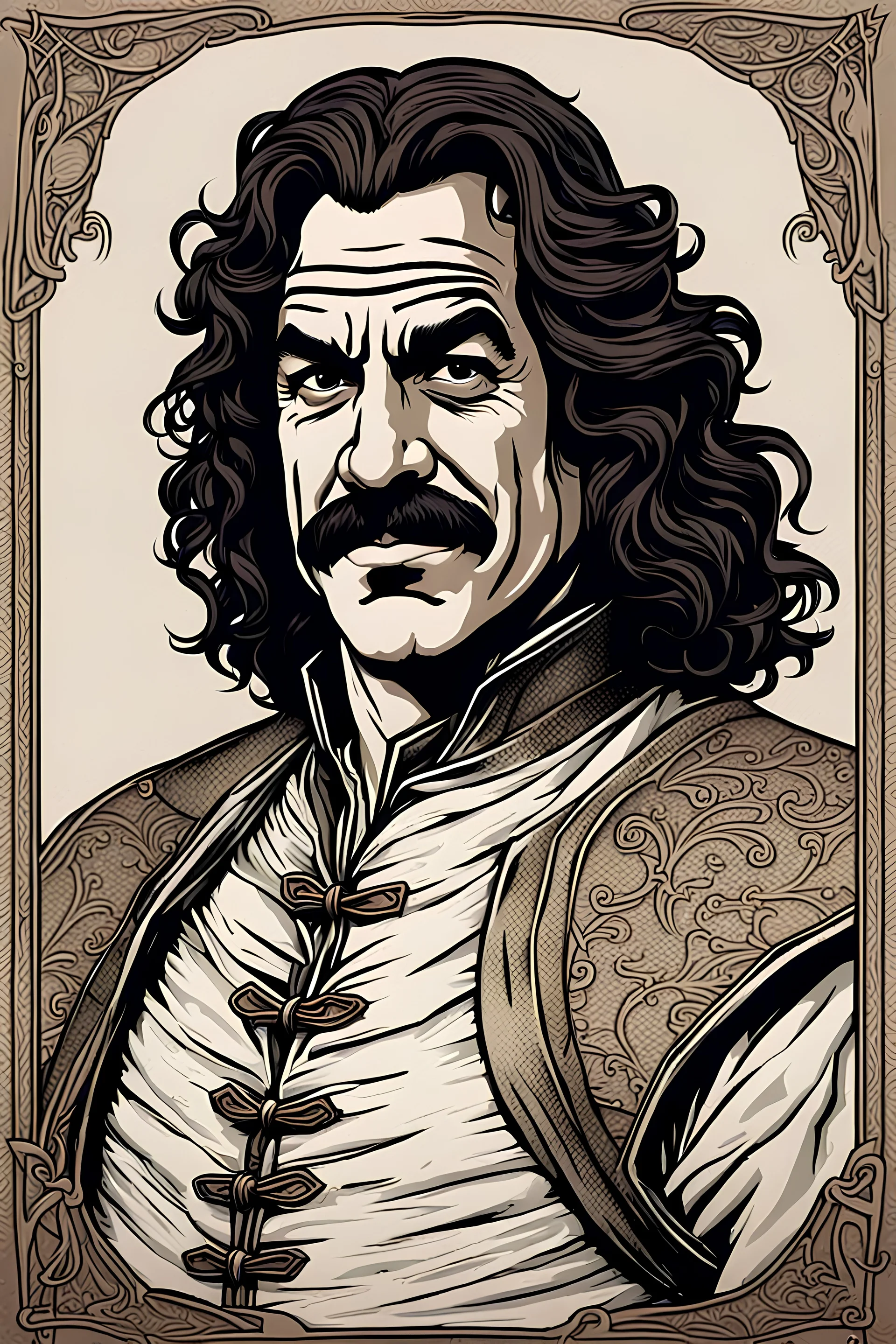 High Quality Illustration of Inigo Montoya as an Elf.