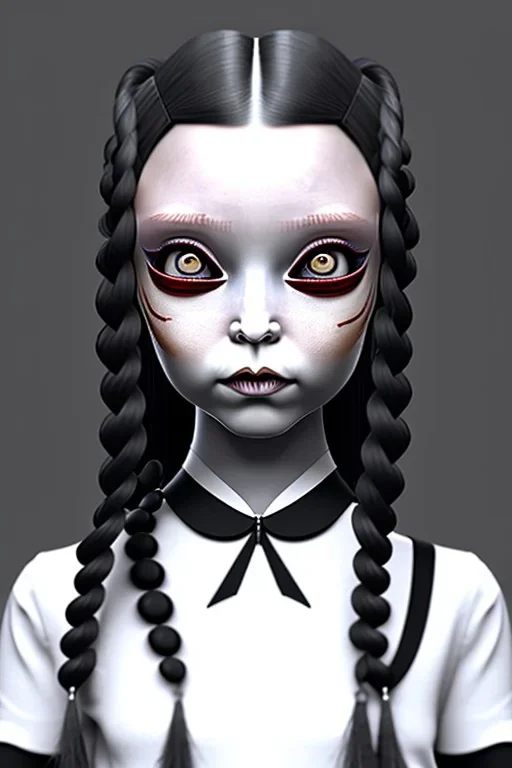 Wednesday Addams, beautiful, soft