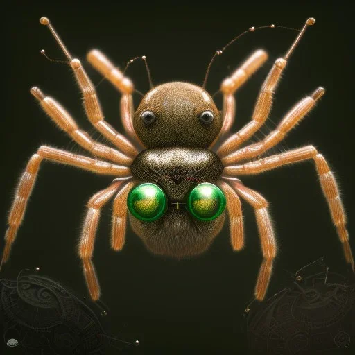 portrait painting of a steampunk transparent spider,steampunk, ultra realistic, intricate details, eerie highly detailed, shiny, smooth, studio quality, octane render, Surrealism, Triadic colour scheme,glow-stick, ambient lighting,nightclub lighting, polaroid, 100mm, --ar 1:1 --v4