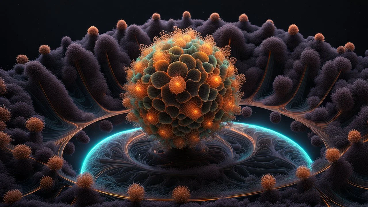 3D-rendered organics form, futuristic, fantasy, nuclear, geometrical shape, single colorful objects, fractal, abstract, scientific, Bose–Einstein condensate, quantum entanglement, friendly, beautiful, black background, octane render, 8k post-production, artstation: award-winning: atmospheric: commanding: fantastical: clarity: 16k: ultra quality: striking: brilliance: liquid medium: stunning colors: amazing depth; lens: f/8, 28mm