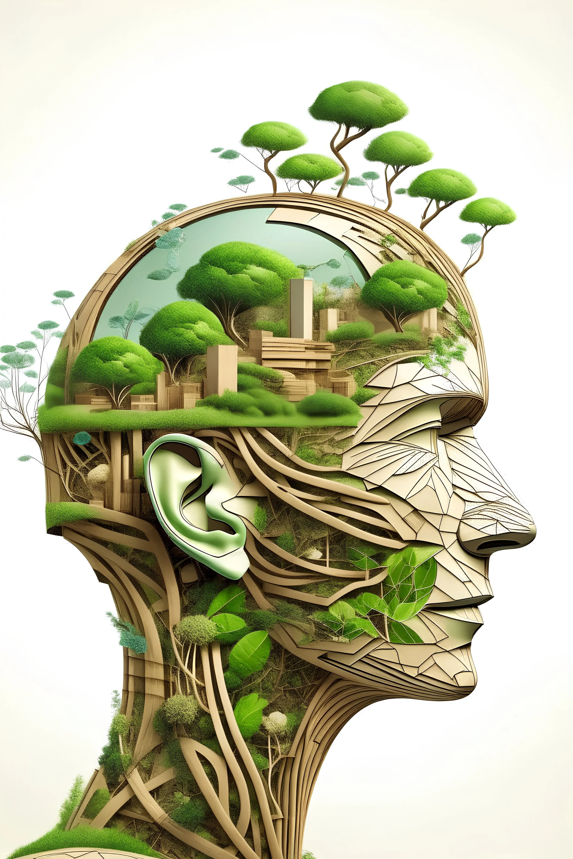 create my a adrogina person sustainable