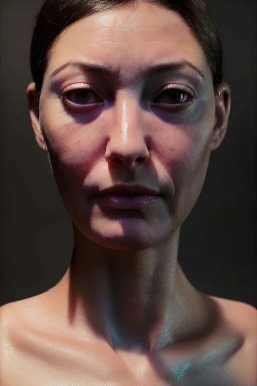 Realistic image, waist up portrait, hybrid made up of a woman's body and a big muppet's head ,concept art, smooth, unreal engine 5, god lights, ray tracing, RTX, lumen lighting, ultra detail, volumetric lighting, 3d, finely drawn, high definition, 4k.