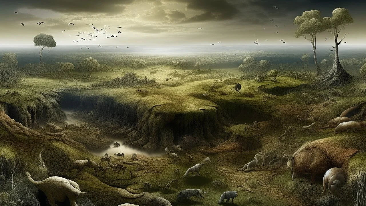 terreno en la época de Neoantropoceno