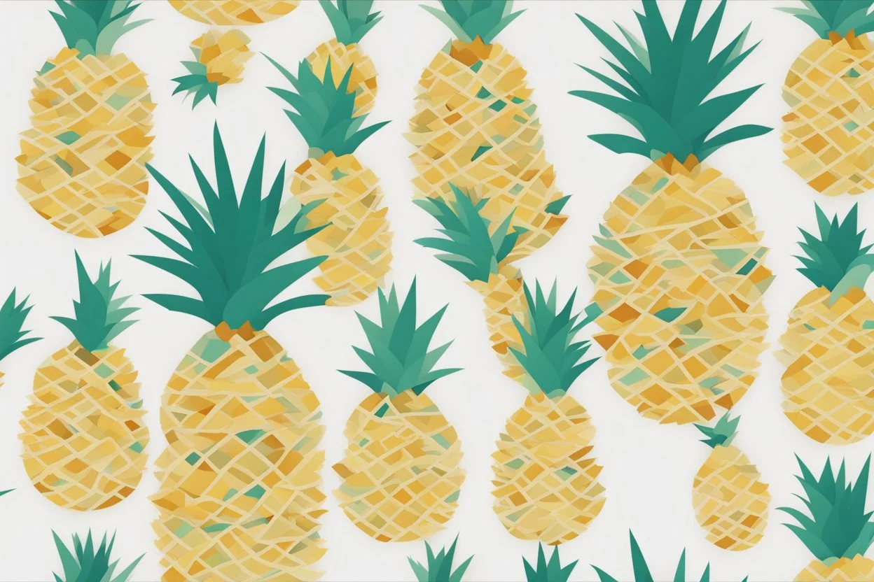 Abstract pineapple shape