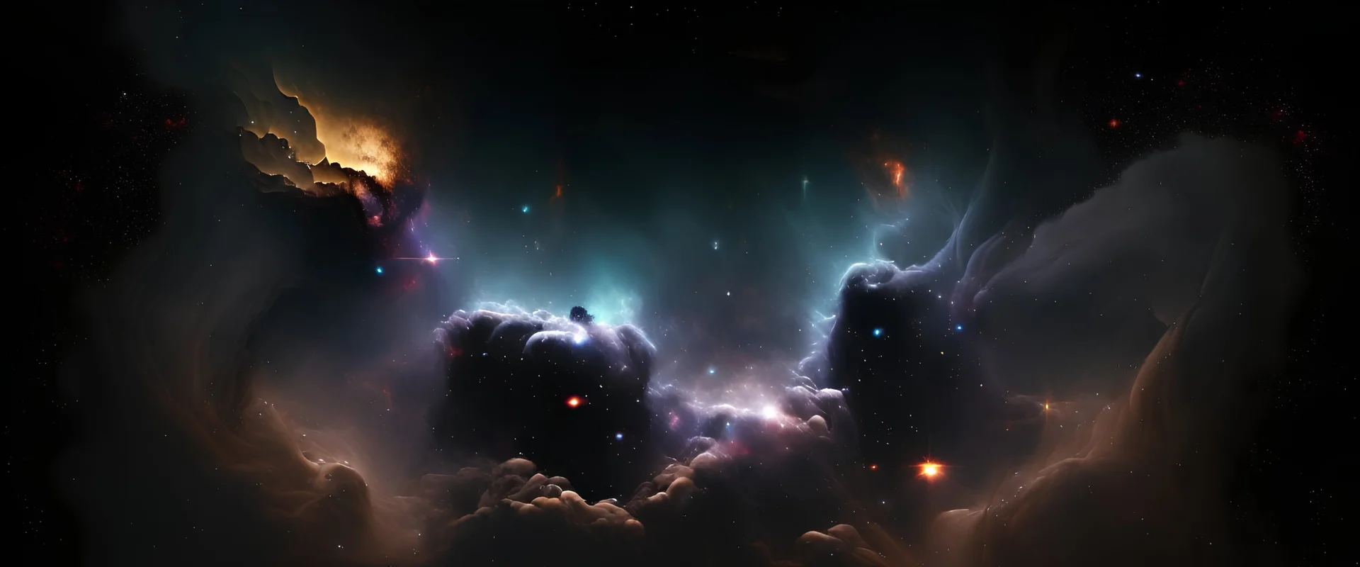 cover image,Cosmic, black, mysterious, nebula