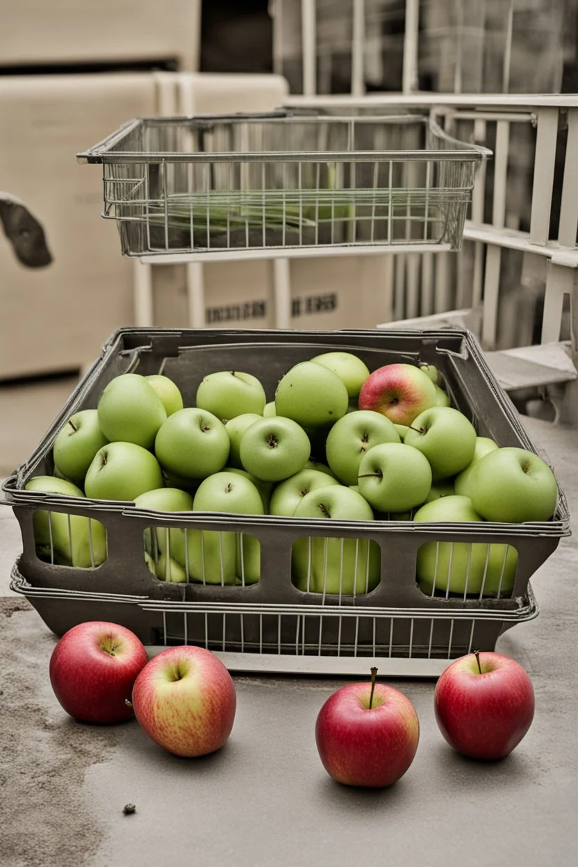 Apples in the box