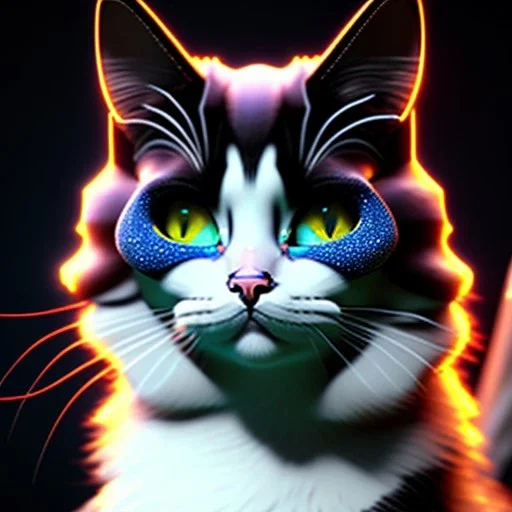 steampunk cat, 8k resolution, dynamic lighting, ultra hyperdetailed, Unreal Engine 5, ultra colourful, very small details, realistic