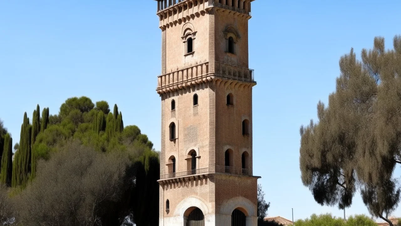 Andalusian tower in the 15th century