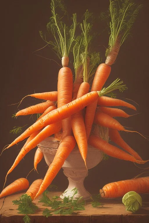 Carrots giving birth