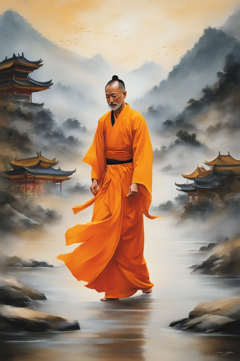 “Harmony of the Silent Flow” invites you to explore the serene world of ancient Chinese monks. Each artwork captures the essence of balance, inner strength, and the meditative dance of Tai Ji. Step into a realm where movement becomes meditation, and stillness holds profound wisdom.