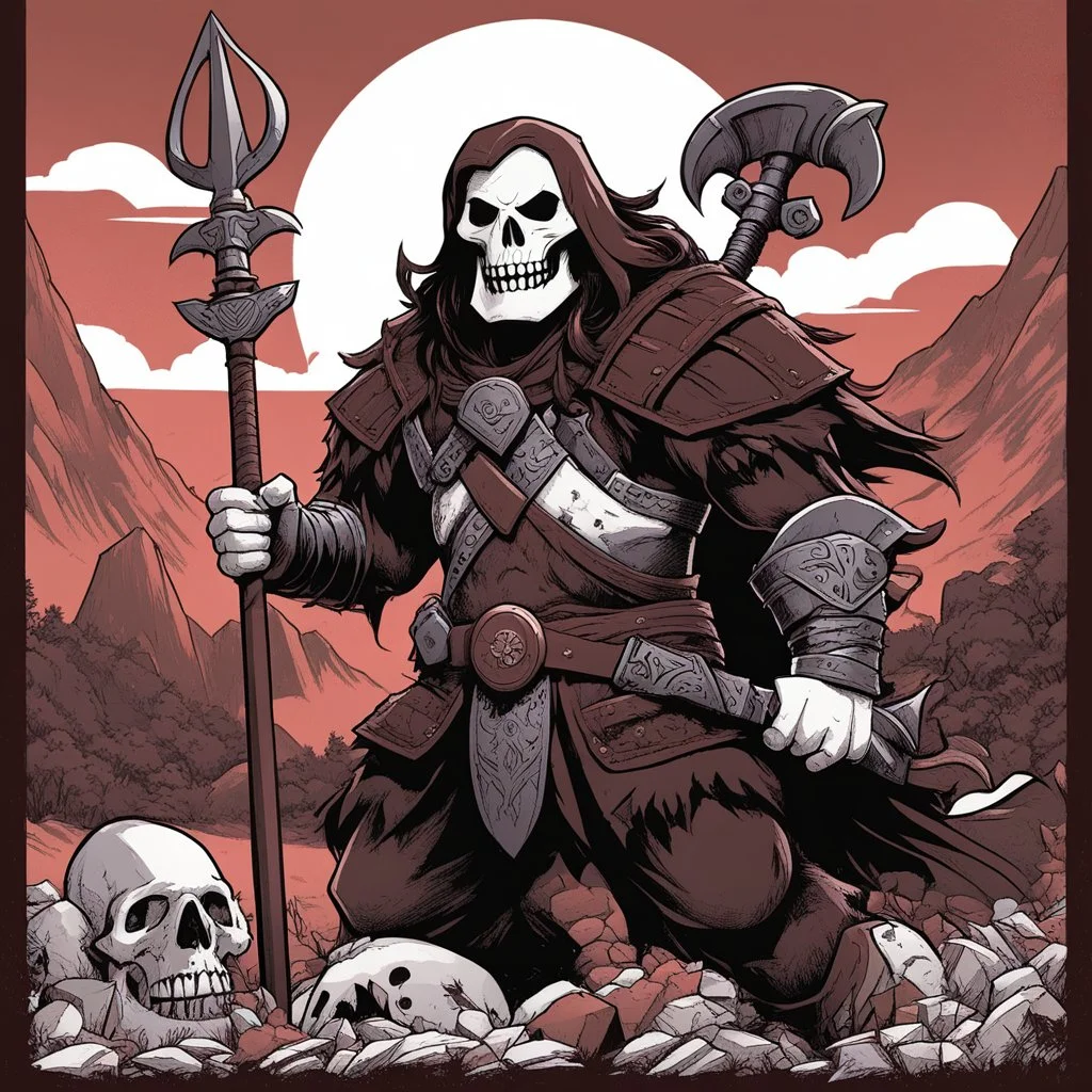 chocolate death by Andrew MacLean (Head Lopper style)
