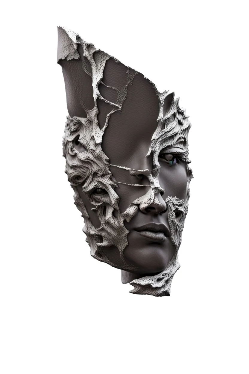 Face woman sculture