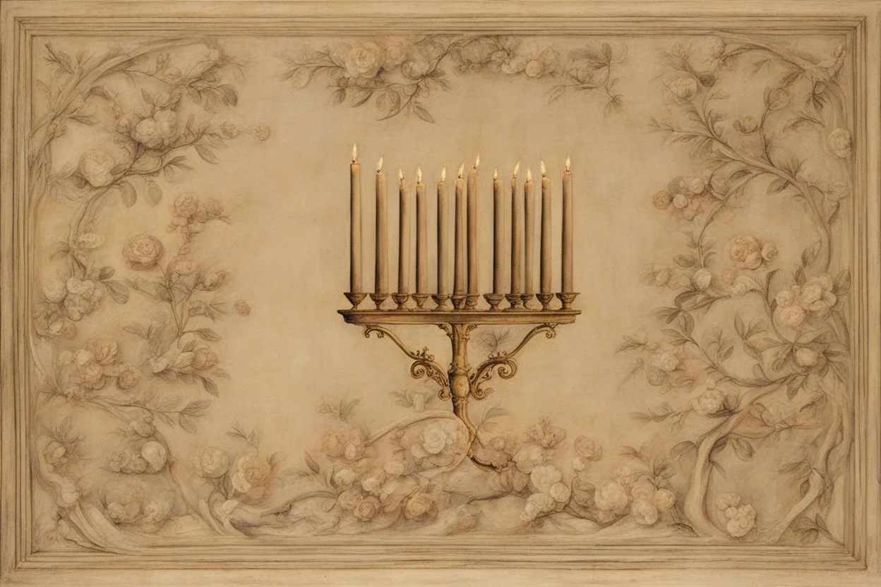 menorah by Andrea del sarto