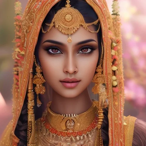 beautiful transparent smooth realistic indian girl in the jungle, indian temple, extremely sharp detail, finely tuned detail, ultra high definition, 8k, unreal engine 5, ultra sharp focus, accurate hands