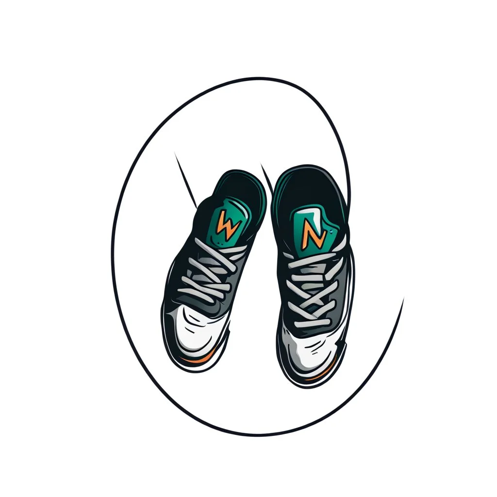 Logotipo para marca Sneakers com nome "West Kicks"