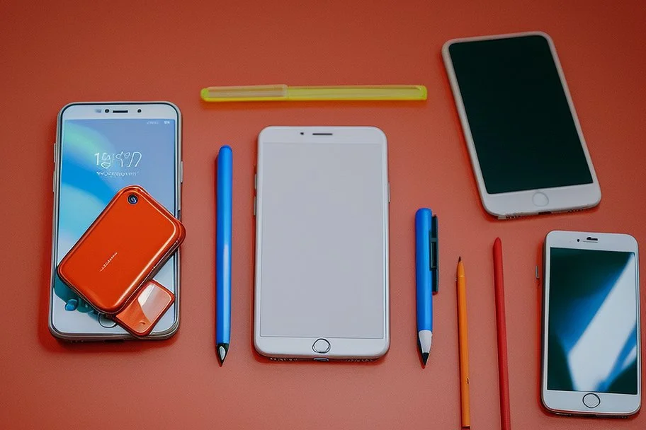 school supplies on a desk, real photography, photojournalism; whitout movil phone and cmera