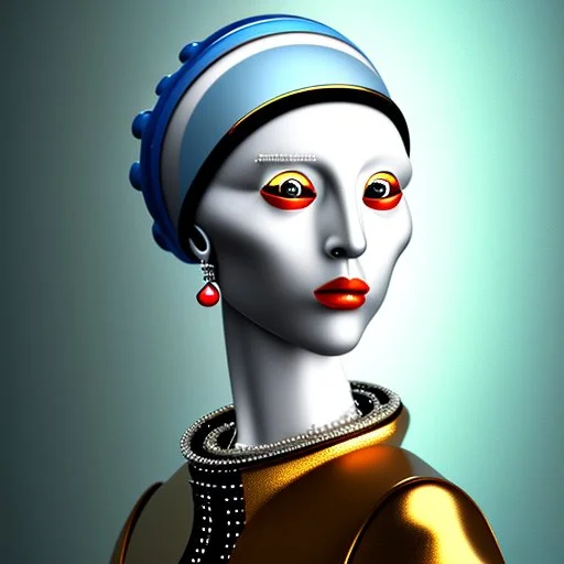 Robot With a Pearl Earring