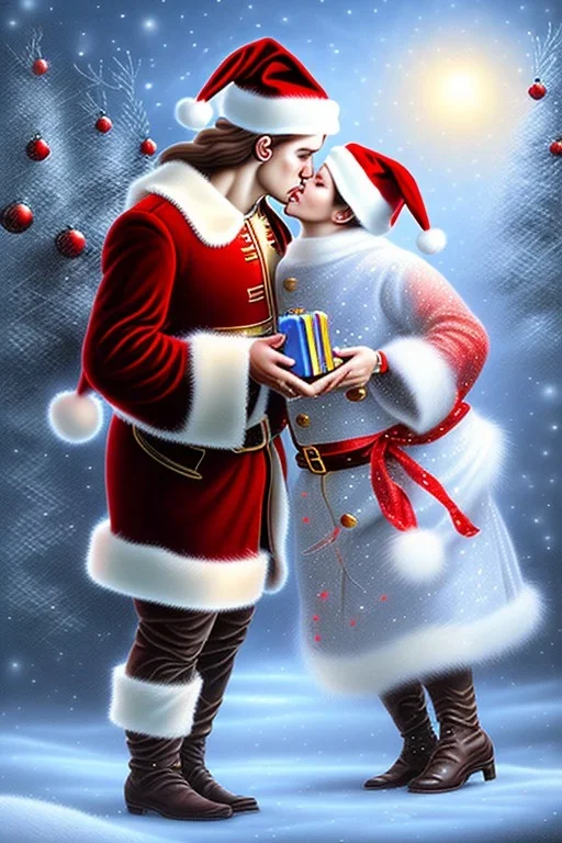 Christmas kiss