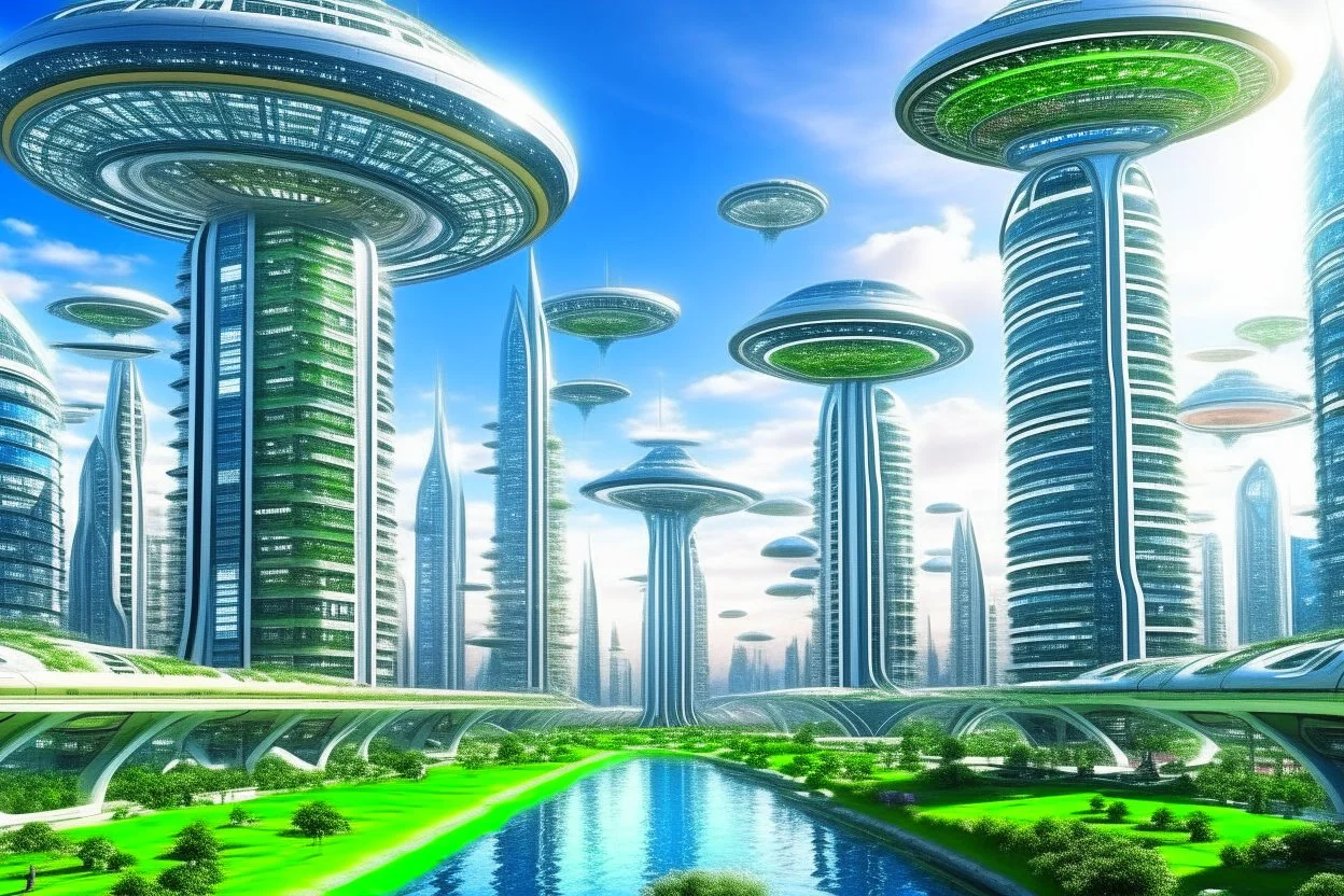 Technology of the future Show the world how it will be in the future