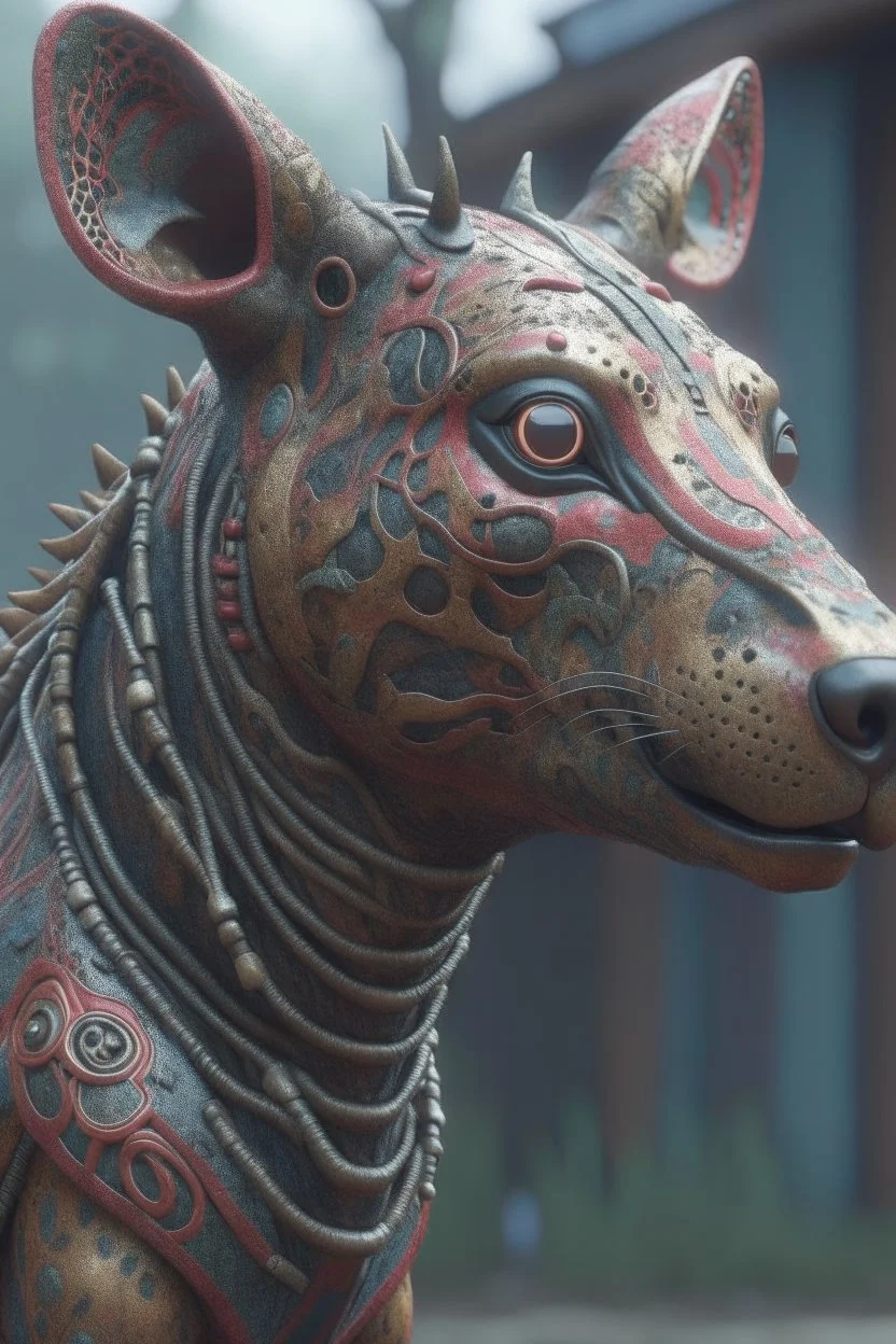 Rust animal,3d 4k octane render, lifelike, photorealistic, artstation, illustration, smooth, sharp focus, ornate, intricate, complex, highly detailed, digital painting, smooth, art by tom bagshaw, akihiko yosh