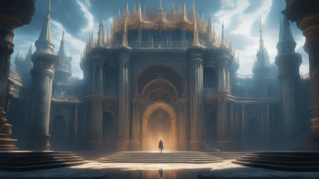 dark souls, cryptopunk deathcore style of beksinski, dramatic white and blue lighting, god in white and gold in the center, cinematic 8k, houdini render, detailed beautiful city of naboo royal palace architecture with arboretum, megascan concrete texture building, cinematic composition, jaime jasso, craig mullins, wide angle, in the style of hayao miyazaki brian froud kim jung gi, studio ghibli, beautiful high detail enhanced 8k render beautiful winged fairy portrait with brown skin, insanely