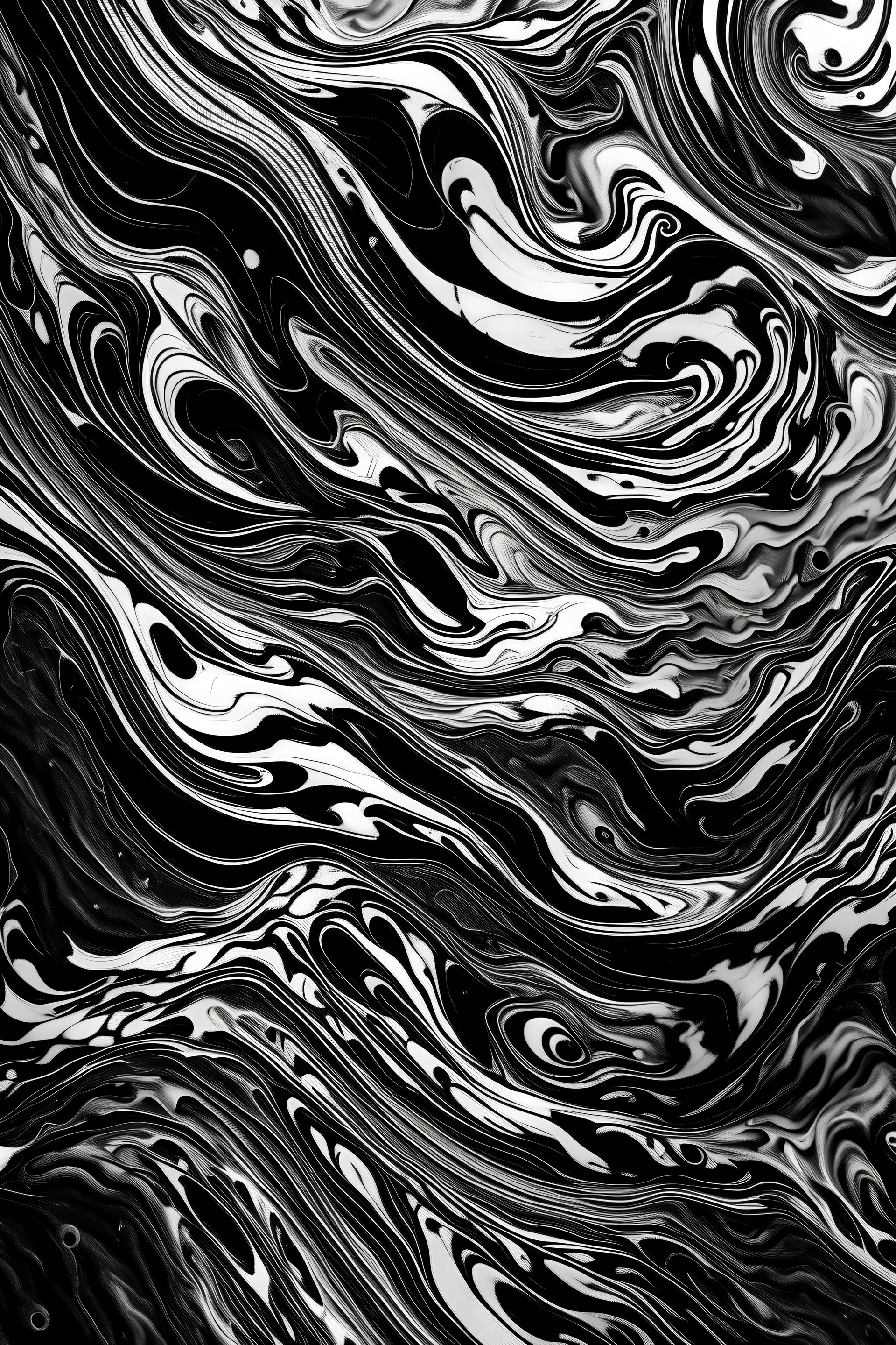 черная и белая текстурная картина