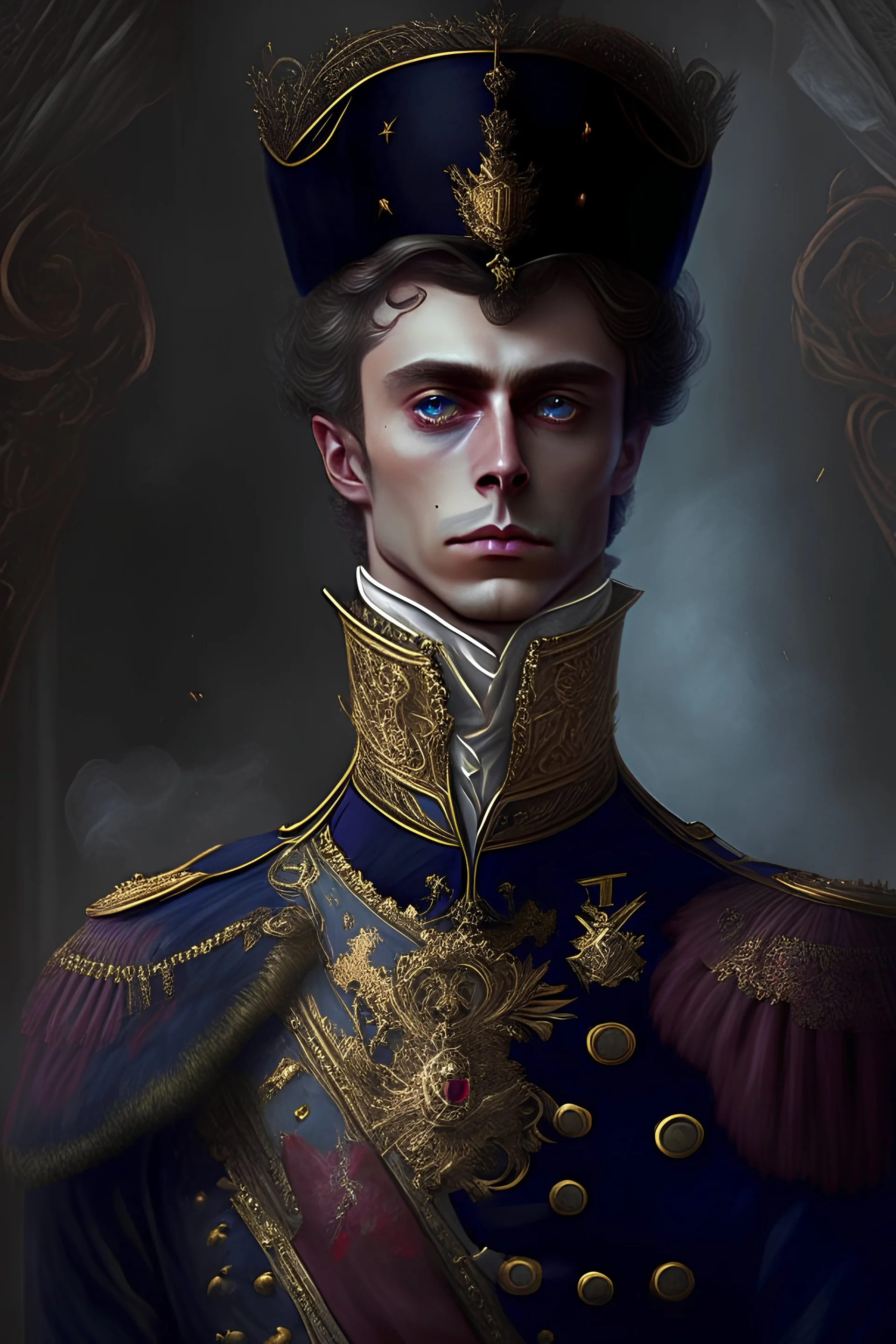 30 years old emperor of fantasy victorian empire