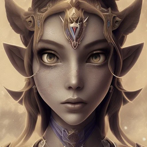 big bust open mouth princess zelda spiral eyes