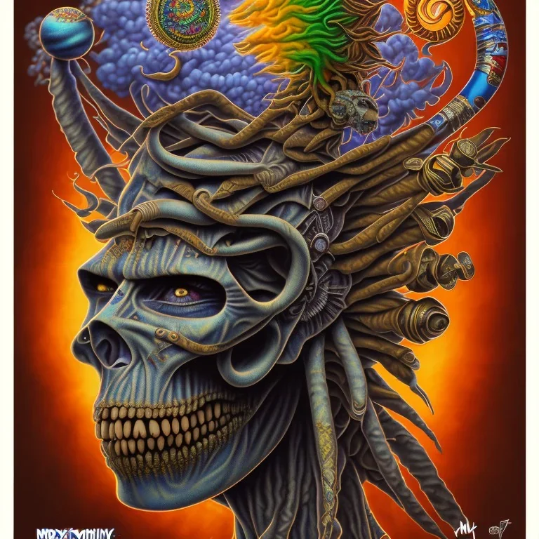  iron maiden Fibonacci Afrique vaudou rastafary fume joint