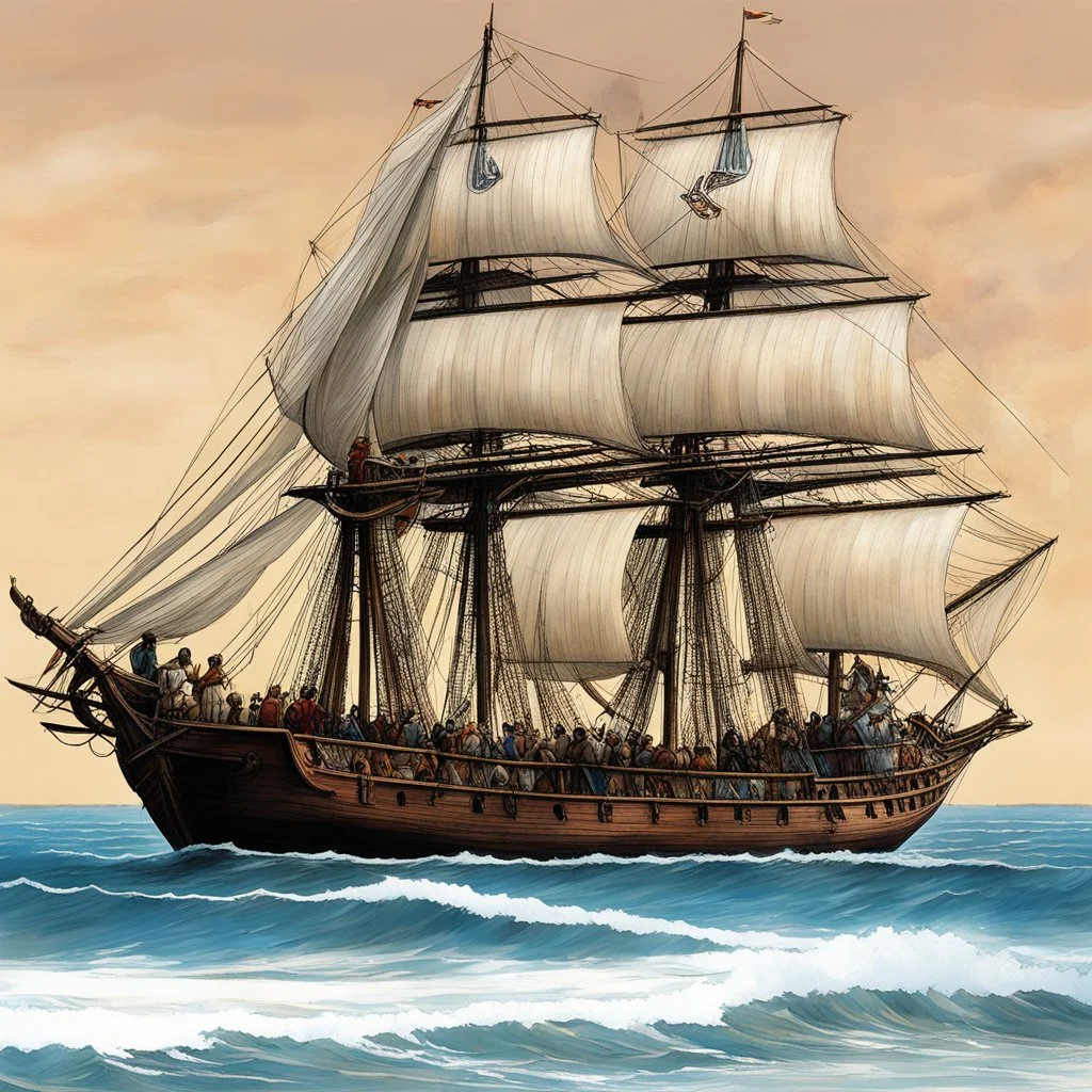 Ibn Battuta's ship was intercepted by a fleet of Hindu pirates. The pirates boarded the vessel, overpowered the crew, and systematically stripped all the passengers of everything they owned. Ibn Battuta was robbed of his remaining gold, his garments, and even his travel notes. He and the crew were dropped off naked on a nearby beach.
