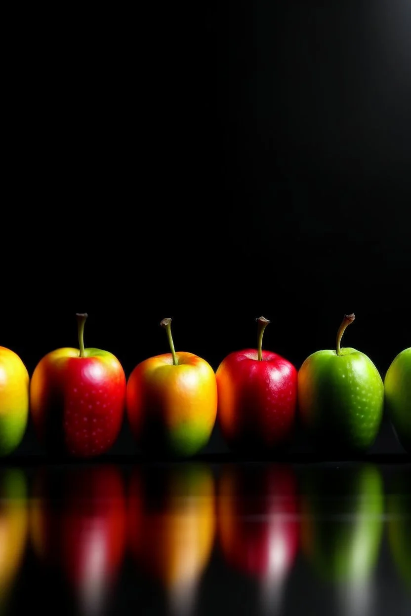 fruits in a row