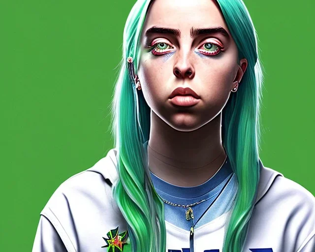 Billie Eilish, in the bathroom