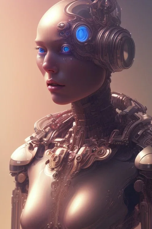 ultra detailed, beautiful female android in tears, crying. scifi, fantasy, intricate detailed environment, global illumination, vector art, concept art. by james jean and moebius and artgerm and liam brazier and victo ngai and tristan eaton.