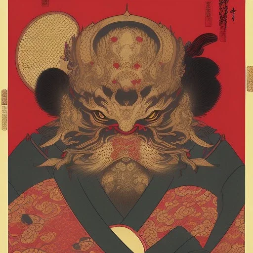  brand logo, Ukiyo-e japanese art