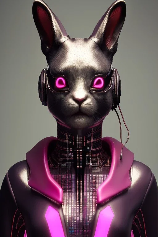 Medium Close Up Portrait, Front image. cyberpunk, rabbit mask, Chinese woman, pink long hair. latex, glossy suit. Pink, black, white, color. Retro futuristic style. Color background, photo studio. Avatar image, highly detailed, concept art, smooth, unreal engine 5, god rays, ray tracing, RTX, lumen lighting, ultra detail, volumetric lighting, 3d, finely drawn, high definition, high resolution.