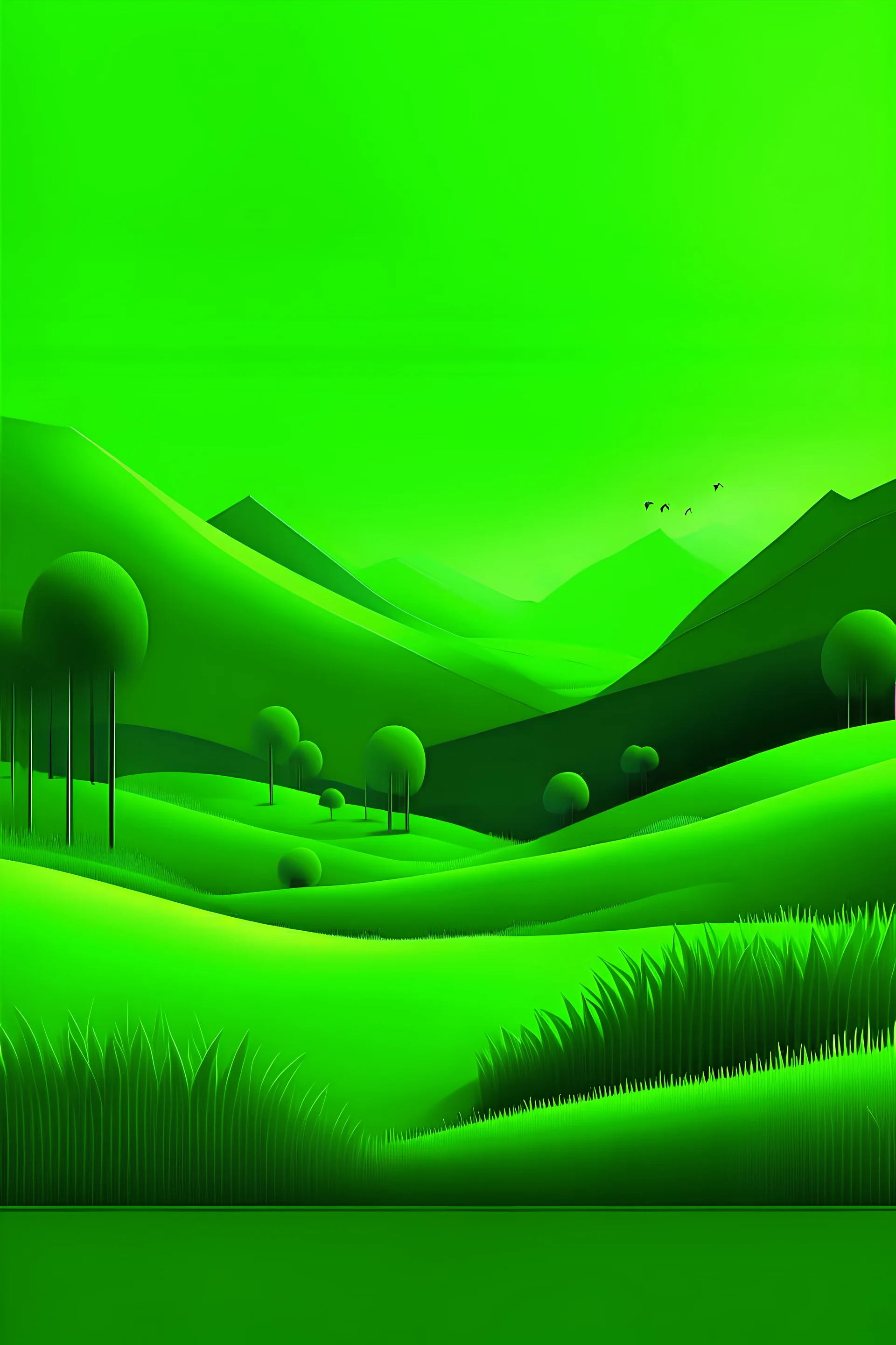 ai landscape green