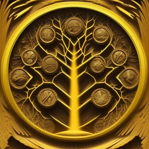 tree symbol, roman art