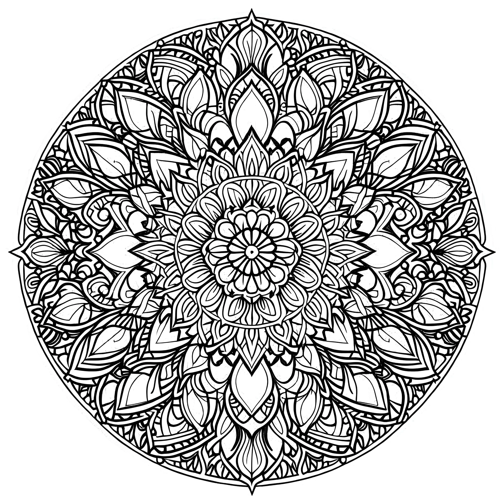 so simple mandalas coloring pages