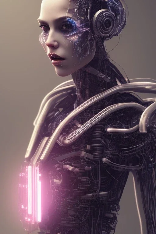 cyberpunk, head, scream women, portrai, open mouth, face cry, perfect skin, tron, cyborg, robot, cyborg, seven , perfekt, real, dream, hr giger